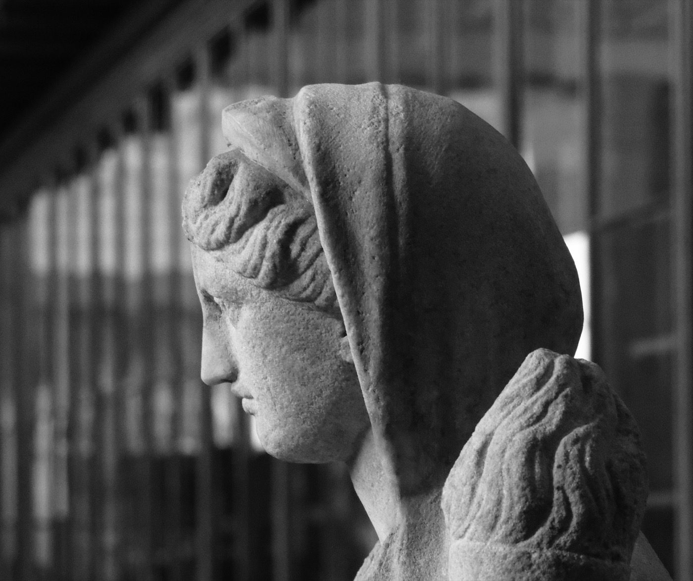 Marble statue of Demeter from the Sanctuary of Demeter at Knidos, 350-330 BC, now in the British Museum.
