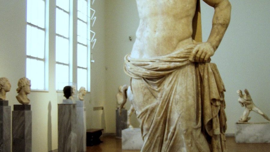 Marble statue of Poseidon from Melos, Hellenistic period, National Archaeological Museum of Athens, inventory number 235